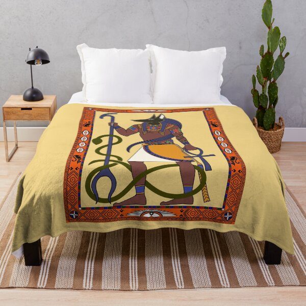Item preview, Anubis - Colour - Egyptian Art designed and sold by MythicComicsArt.