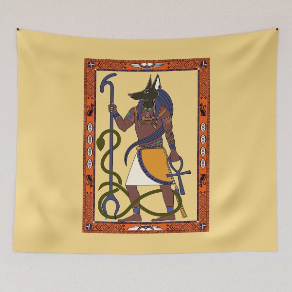 Item preview, Anubis - Colour - Egyptian Art designed and sold by MythicComicsArt.