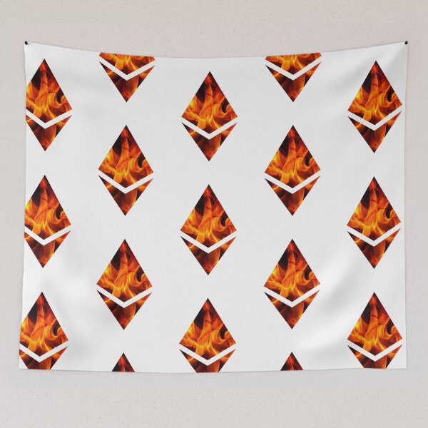 Item preview, Ethereum on fire! designed and sold by Bitgoods.
