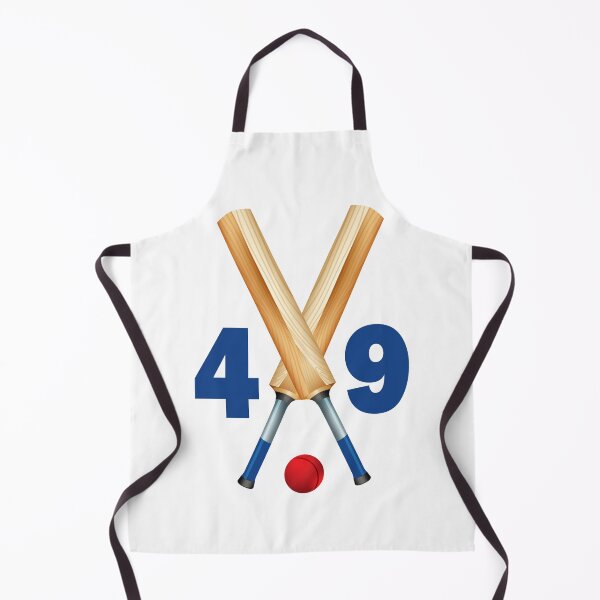 Item preview, Cricket number 49 - forty nine with bats and ball designed and sold by AllShirts21.