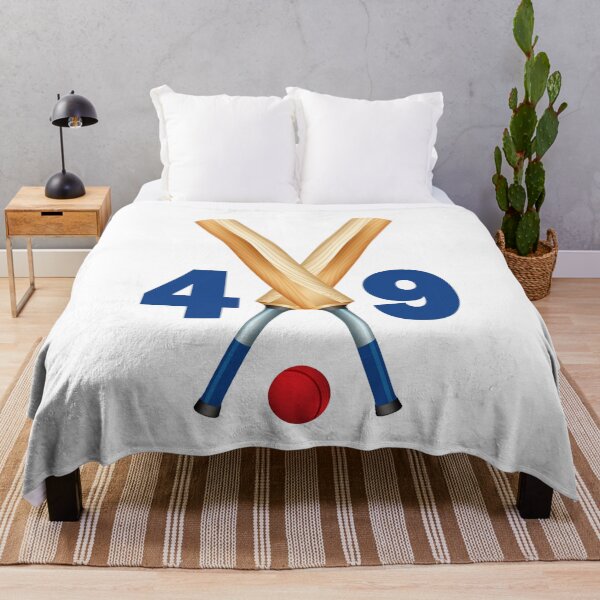 Item preview, Cricket number 49 - forty nine with bats and ball designed and sold by AllShirts21.