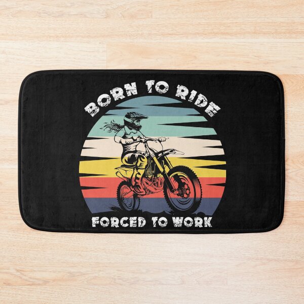 Item preview, Born To Ride Forced To Work designed and sold by OnTheTrend.