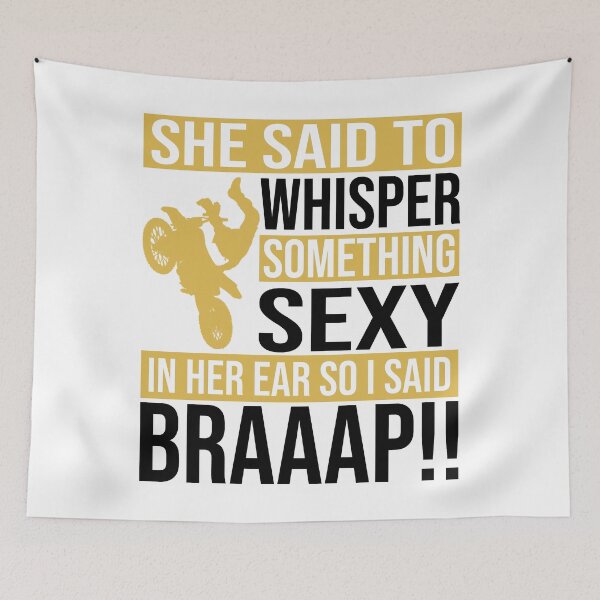 Item preview, Funny Dirt Bike, BRAAAP!! Cute present For Motocross Lover designed and sold by NewDayDesigns.