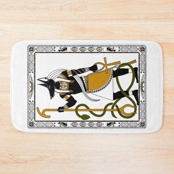 Item preview, Copy of Anubis - Black, White and Gold - Egyptian Art designed and sold by MythicComicsArt.