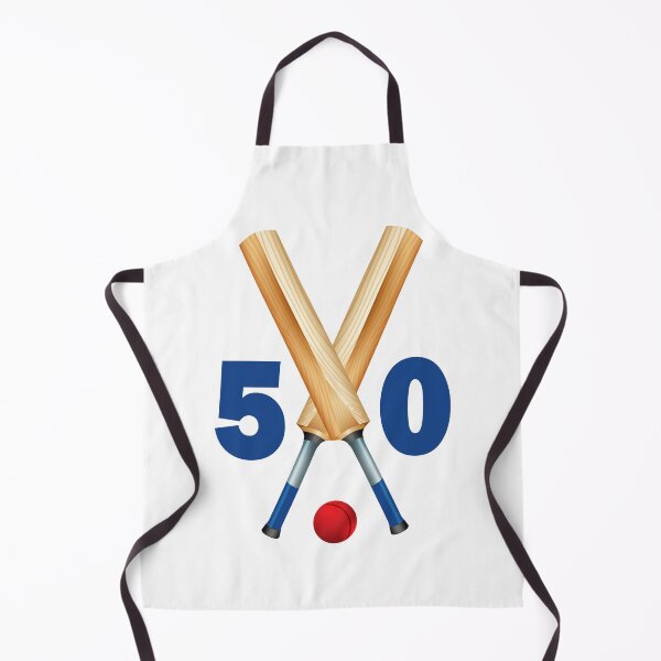 Item preview, Cricket number 50 - fifty with bats and ball designed and sold by AllShirts21.