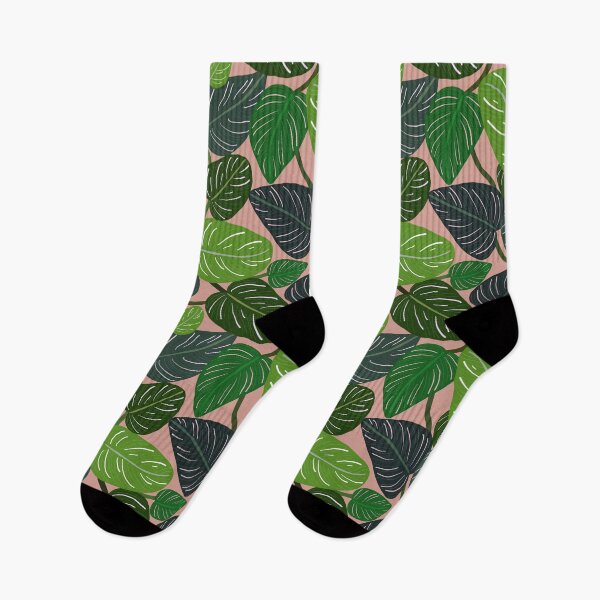 Item preview, Tropical Pin-stripe Calathea Leaves Indoor Plant designed and sold by Lozzie Eliza Designs.