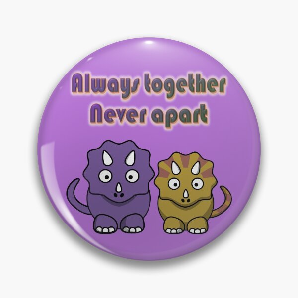 Item preview, Always together Never apart, a couple of dinos designed and sold by helenkaiy.