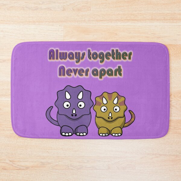 Item preview, Always together Never apart, a couple of dinos designed and sold by helenkaiy.