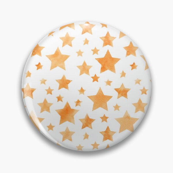Item preview, Orange Star Pattern - White designed and sold by VvdVenDesign.