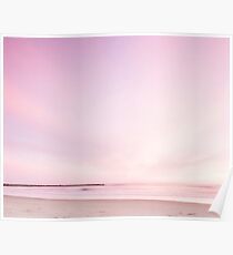 Rosa Sonnenuntergang Poster