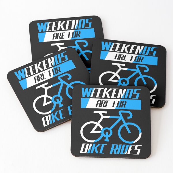 Item preview, Weekends are for bike rides, Cycling Quote, Cyclist Gift Idea designed and sold by AS-Shirts.