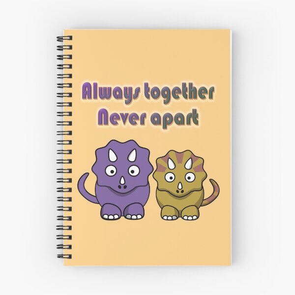Item preview, Always together Never apart, a couple of dinos designed and sold by helenkaiy.