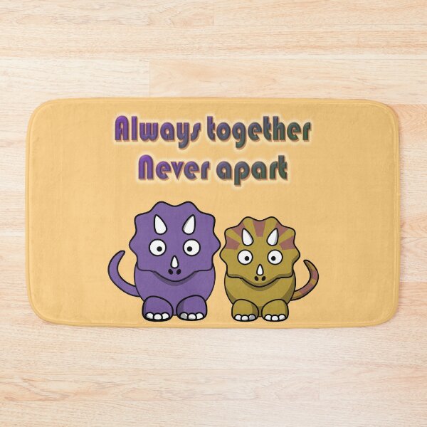 Item preview, Always together Never apart, a couple of dinos designed and sold by helenkaiy.