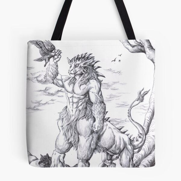 Item preview, Tynan the protector - Black and white designed and sold by Furiarossa.