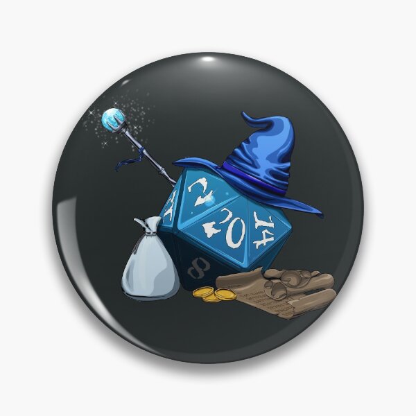 Item preview, D20 Wizard designed and sold by SideQuest - Scribbled Chaos!.