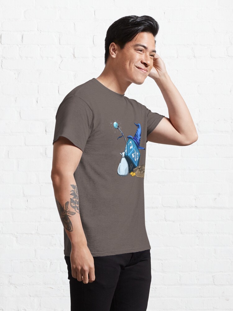 Alternate view of D20 Wizard Classic T-Shirt