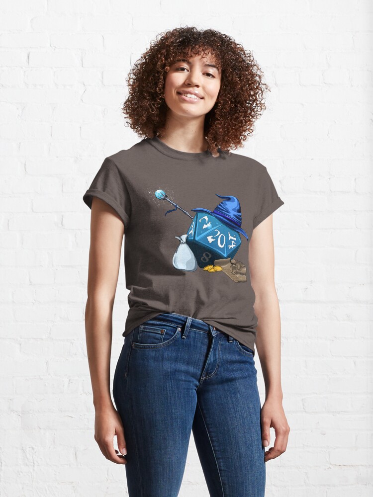 Alternate view of D20 Wizard Classic T-Shirt