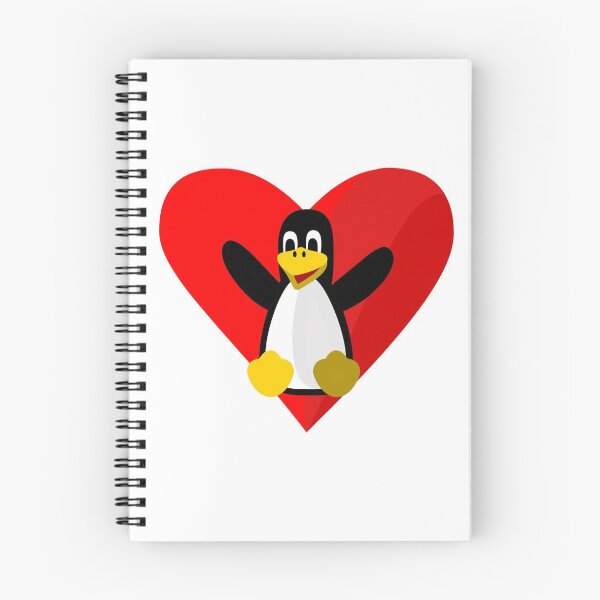 Artikelvorschau, Pinguin verliebt in Linux entworfen und verkauft von TechItems.
