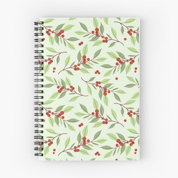 Item preview, Cranberry seamless pattern. Foliate branches with red berries.  designed and sold by Xaphana.