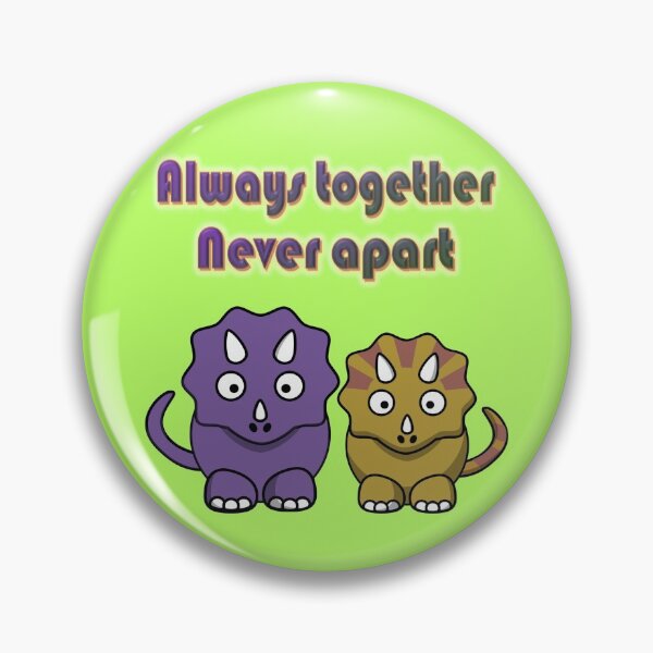 Item preview, Always together Never apart, a couple of dinos designed and sold by helenkaiy.