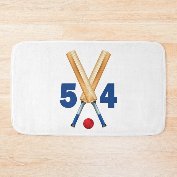 Item preview, Cricket number 54 - fifty four with bats and ball designed and sold by AllShirts21.