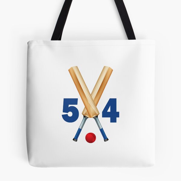 Item preview, Cricket number 54 - fifty four with bats and ball designed and sold by AllShirts21.