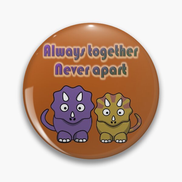 Item preview, Always together Never apart, a couple of dinos designed and sold by helenkaiy.