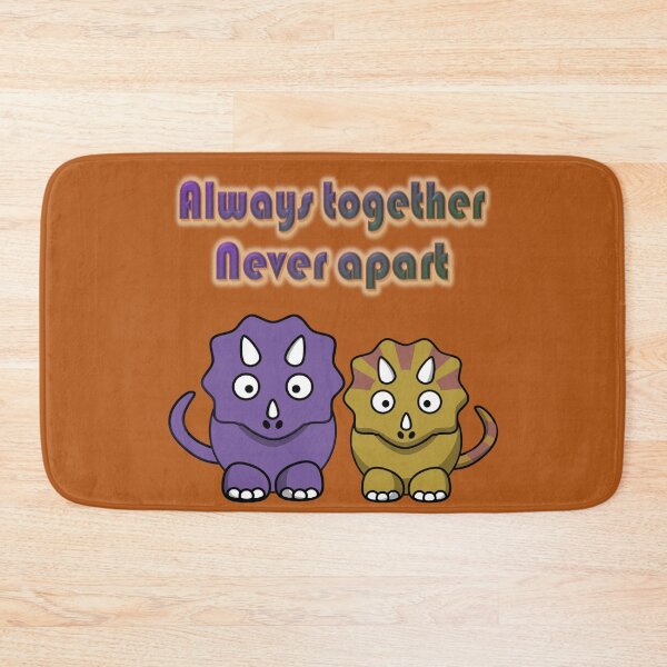 Item preview, Always together Never apart, a couple of dinos designed and sold by helenkaiy.