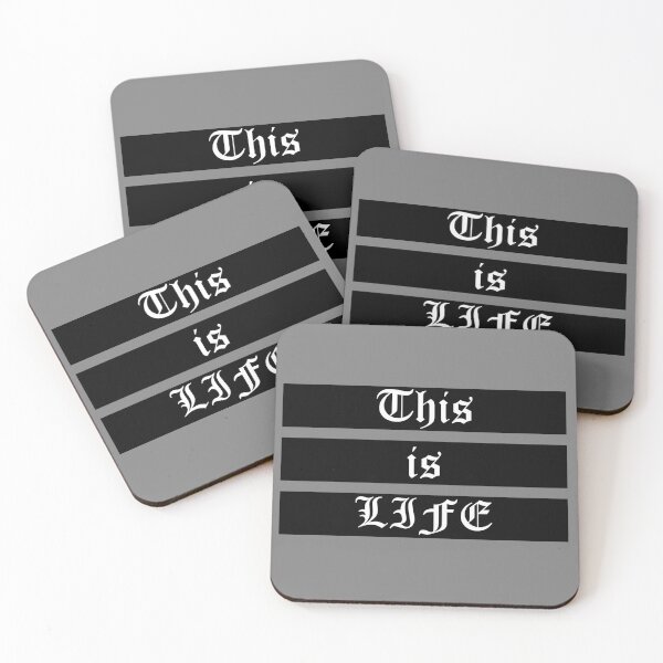 Item preview, This is LIFE quote | Old English font designed and sold by Qestar.