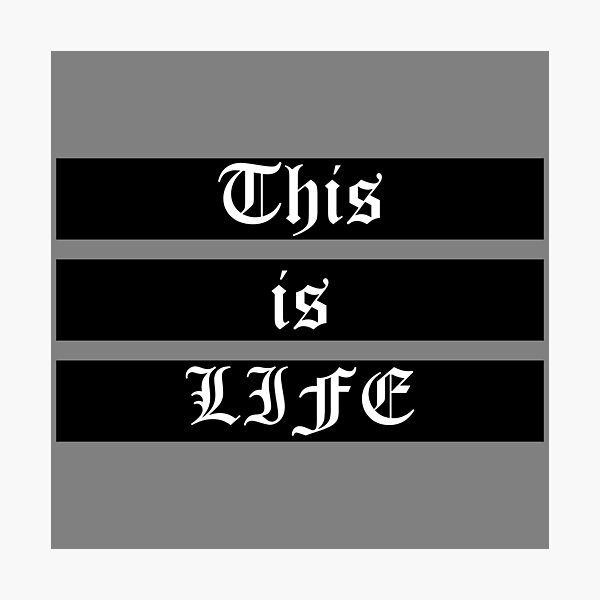 美品　七田 English for life Text 11〜16、20 This is LIFE quote | Old English font