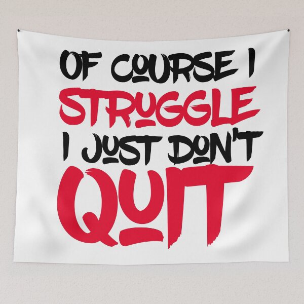 Item preview, Not a quitter  designed and sold by Md1982.