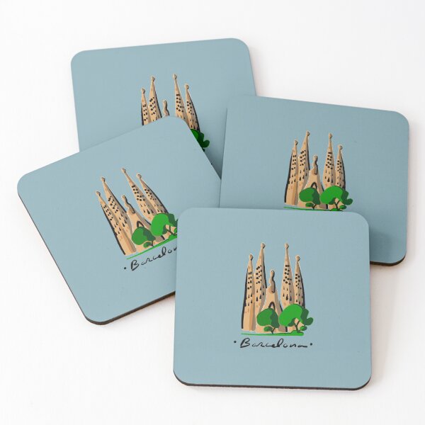 Item preview, Barcelona Gaudi Logo | Sagrada Familia | Spain designed and sold by Covo Studio.