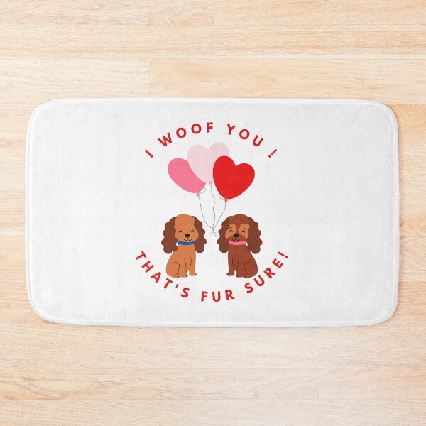 Artikelvorschau, Ich Wuff dich! Valentinstag Cockerpoo-Paar - süß entworfen und verkauft von Pumpkin-Prints.