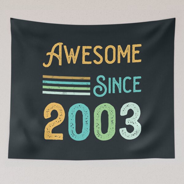 Item preview, Awesome Since 2003 Vintage Style  designed and sold by munochill.