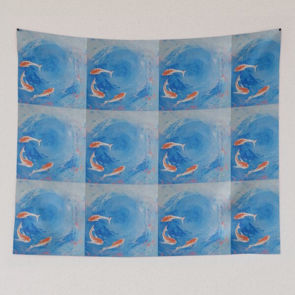 Item preview, Goldfish swimming designed and sold by MaggieMosleyArt.