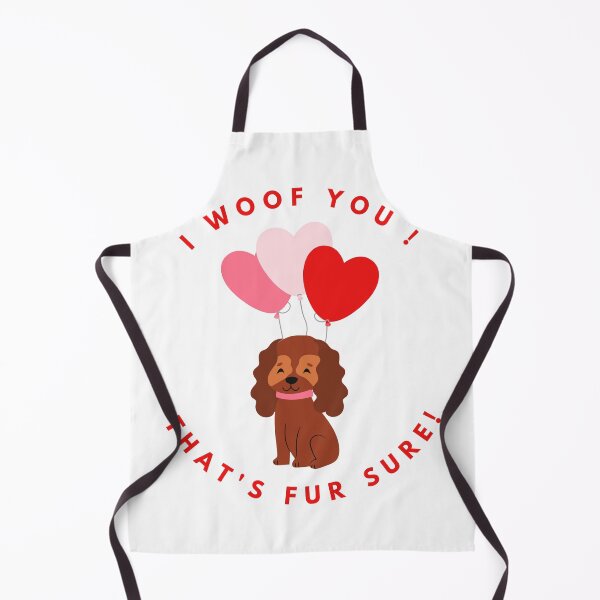 Artikelvorschau, Ich Wuff dich! Valentinstag Cockerpoo - süß entworfen und verkauft von Pumpkin-Prints.