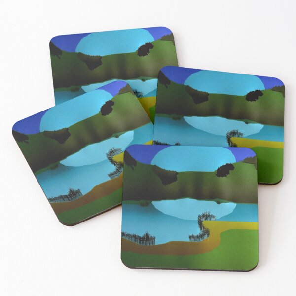 Item preview, Full moon is reflected in a mountain lake designed and sold by dELLaS-Ghoust.