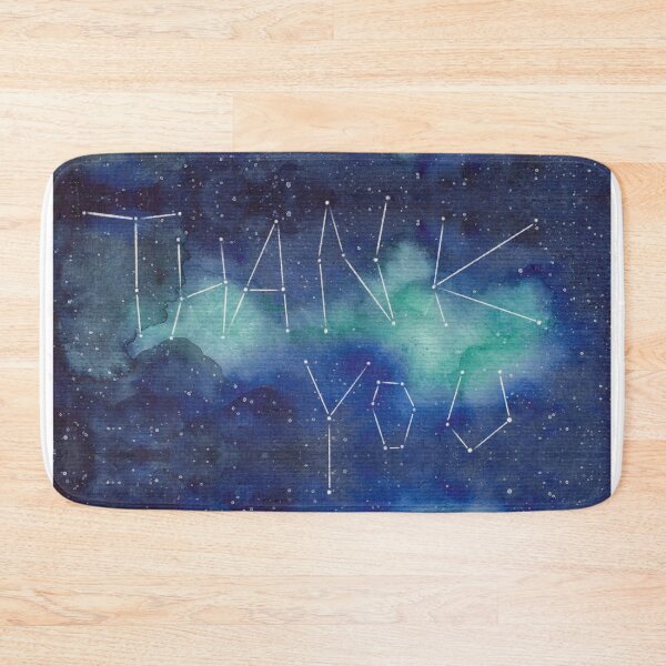 Item preview, Thank you with Galaxy Design in Green designed and sold by nabeArtist.