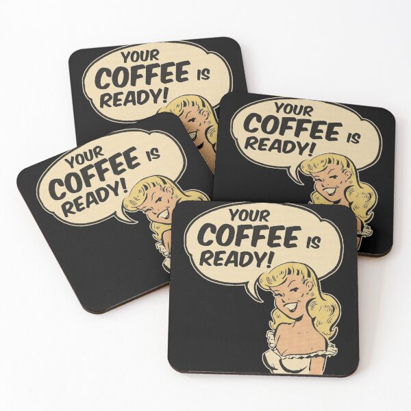 Item preview, Your Coffee Is Ready - Retro Comic Farm Girl designed and sold by JordanHolmes.