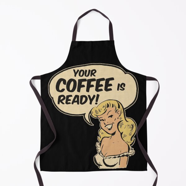 Item preview, Your Coffee Is Ready - Retro Comic Farm Girl designed and sold by JordanHolmes.