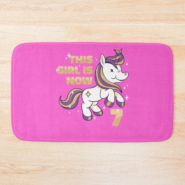 Item preview, THIS GIRL IS NOW 7 BIRTHDAY UNICORN LOVER designed and sold by PhillDaPhlava.