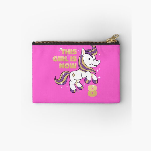 Item preview, THIS GIRL IS NOW 8 BIRTHDAY UNICORN LOVER designed and sold by PhillDaPhlava.