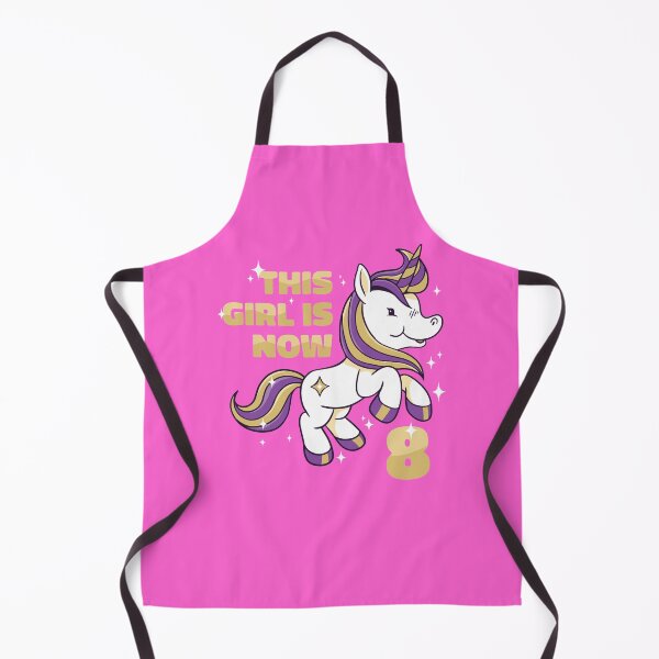 Item preview, THIS GIRL IS NOW 8 BIRTHDAY UNICORN LOVER designed and sold by PhillDaPhlava.