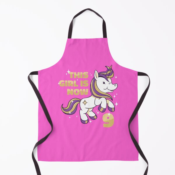 Item preview, THIS GIRL IS NOW 9 BIRTHDAY UNICORN LOVER designed and sold by PhillDaPhlava.
