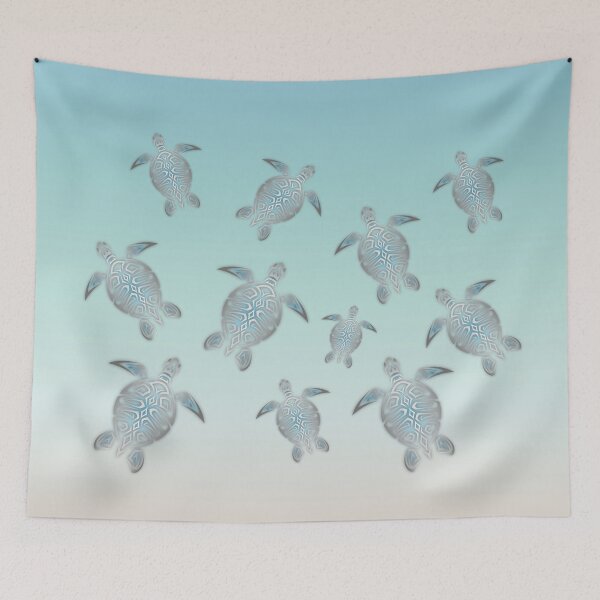 Item preview, Silver Turtles Beach Style designed and sold by Nina Baydur.