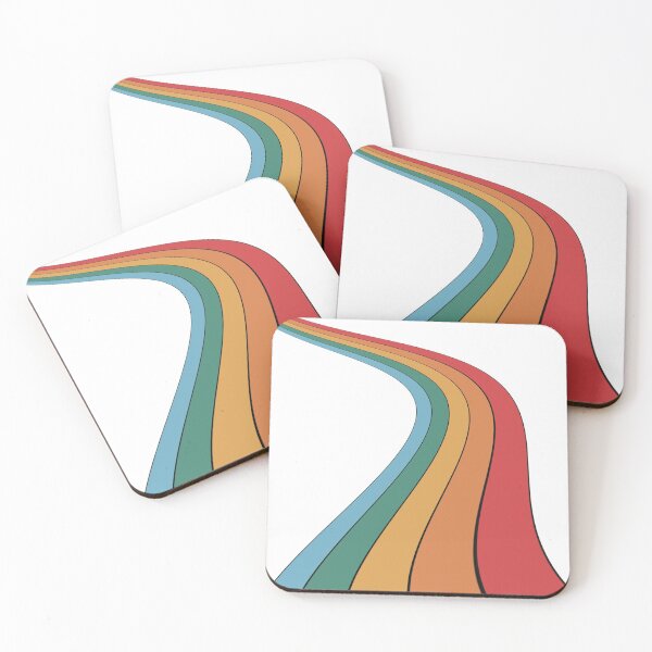 Item preview, Retro rainbow road designed and sold by SJAPhoto.