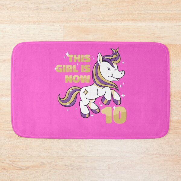 Item preview, THIS GIRL IS NOW 10 BIRTHDAY UNICORN LOVER designed and sold by PhillDaPhlava.