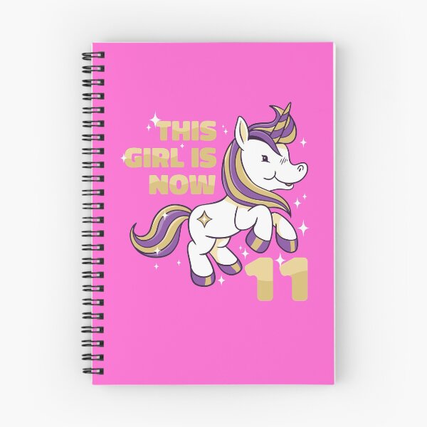 Item preview, THIS GIRL IS NOW 11 BIRTHDAY UNICORN LOVER designed and sold by PhillDaPhlava.