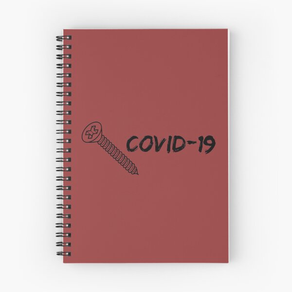 Aperçu de l'œuvre Vis Covid-19 (lettrage noir) créée et vendue par Ragulee.