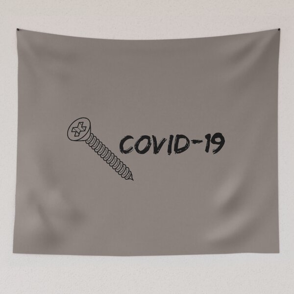 Item preview, Screw Covid-19 (Black Lettering) designed and sold by Ragulee.